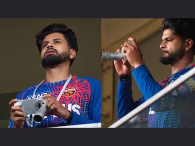 DSLR like phone seen in Shreyas Iyer's hand in IPL match, people are asking- which one is it?