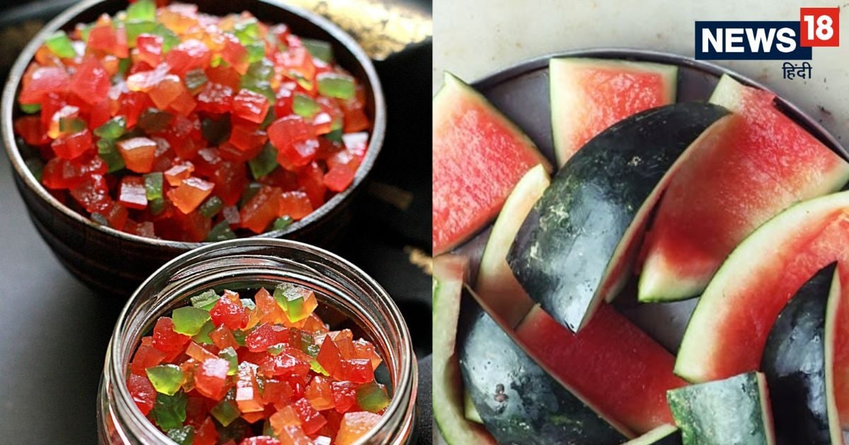 तरबूज के छिलके से बनाएं टेस्टी टूटी-फ्रूटी, केक और आइसक्रीम का बढ़ाएं स्वाद, जानें तरीका