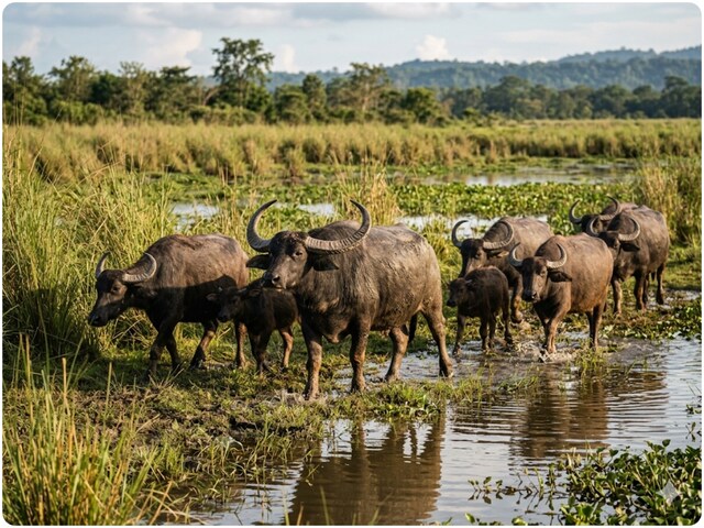 काजीरंगा से कान्हा तक 2000 KM का सफर, वाइल्ड बफेलो का सबसे बड़ा रीलोकेशन
