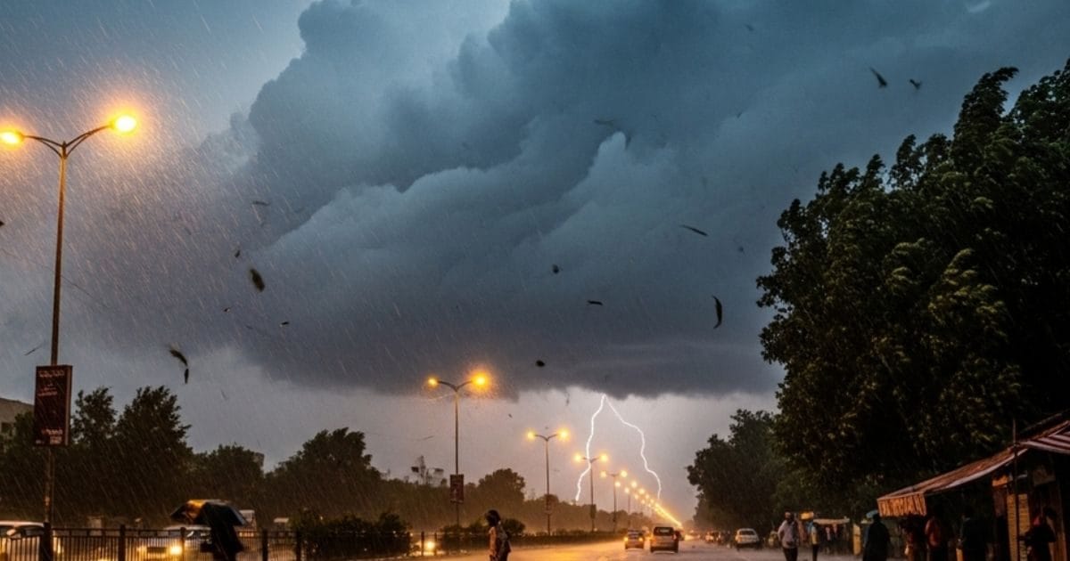 Aaj Ka Mausam Live | Today Weather News Live: सूरज पस्त, बादल मस्त! दिल्ली-UP में बारिश और 80KM की रफ्तार, 8 अप्रैल तक कुदरत का ‘ब्लैक-आउट’, IMD अलर्ट