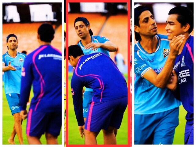 हाथ मिलाने आए आशीष नेहरा, वैभव सूर्यवंशी ने छू लिए पैर, वीडियो दिल खुश कर देगा