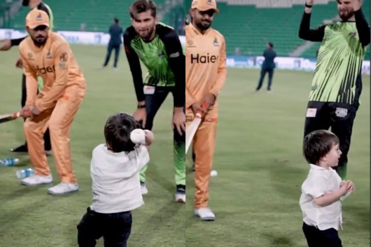 दूध पीते बच्चे से आउट हो गए बाबर आजम, पिता-पुत्र की जोड़ी का नहीं रहा खुशी का ठिकाना, वीडियो देखकर आप भी कहेंगे वाह...