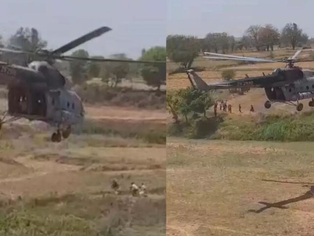 UP के इस जिले में उतरे 3 हेलिकॉप्टर, ट्रक से आए 50 जवान, चढ़े पानी की टंकी पर