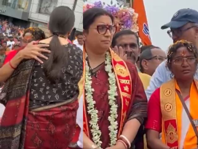 स्मृति ईरानी से गले मिलकर भावुक हुईं आरजी कार मेडिकल कॉलेज पीड़िता की मां