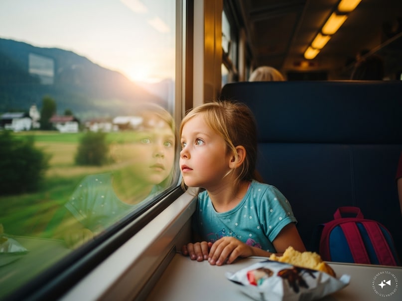 train travel with kids