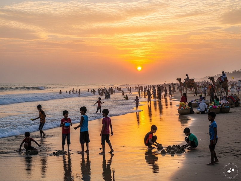 best sunset beaches India
