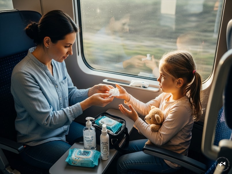 train travel with kids