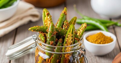 मारवाड़ी हरी मिर्च का अचार