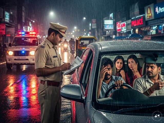 If the friends sitting in the back seat also drank alcohol, then there will be a heavy fine!