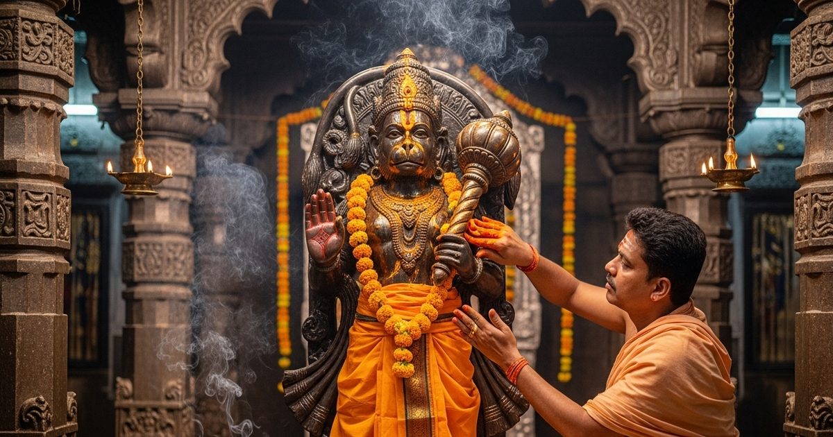 1 छोटी सी गलती बिगाड़ सकती है पूजा का फल, जानिए हनुमान जी को चोला चढ़ाने का सही तरीका 1 छोटी सी गलती बिगाड़ सकती है पूजा का फल, जानिए हनुमान जी को चोला चढ़ाने का सही तरीका