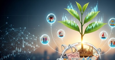 ULIP में इन्वेस्टमेंट और इंश्योरेंस दोनों का फायदा (Image: AI)