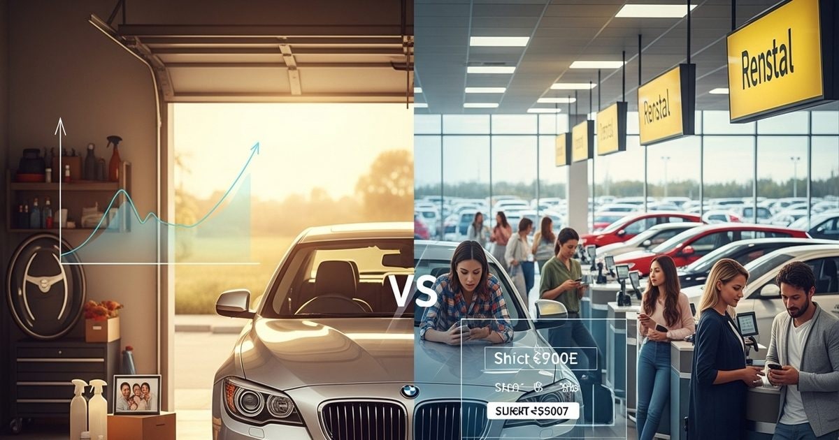 Is it better to buy a car or take it on rent? Understand with 5 year calculation