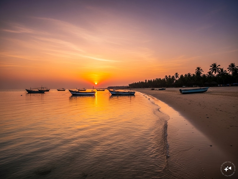 best sunset beaches India