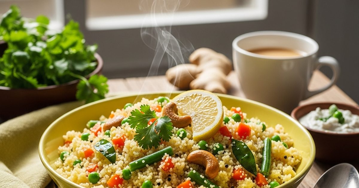 नाश्ते की टेंशन खत्म! सिर्फ 15 मिनट में बनाएं ऐसा इंस्टेंट सूजी उपमा