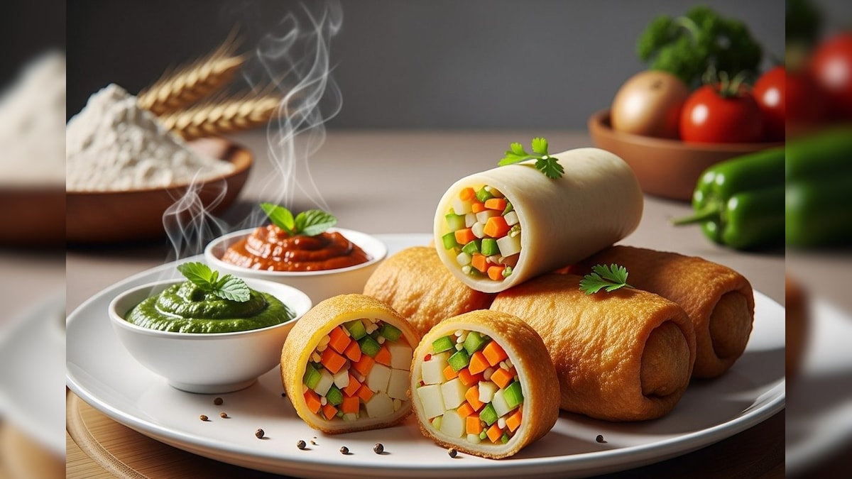 आटे का ऐसा जबरदस्त नाश्ता जो कभी नहीं खाया होगा! बनाएं क्रिस्पी वेज रोल स्टीम्ड, जानें रेसिपी