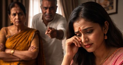 हालातों से परेशान होकर महिला ससुराल छोड़कर बाहर आ गई. 