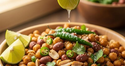 सुबह में चना मूंगफली की रेसिपी