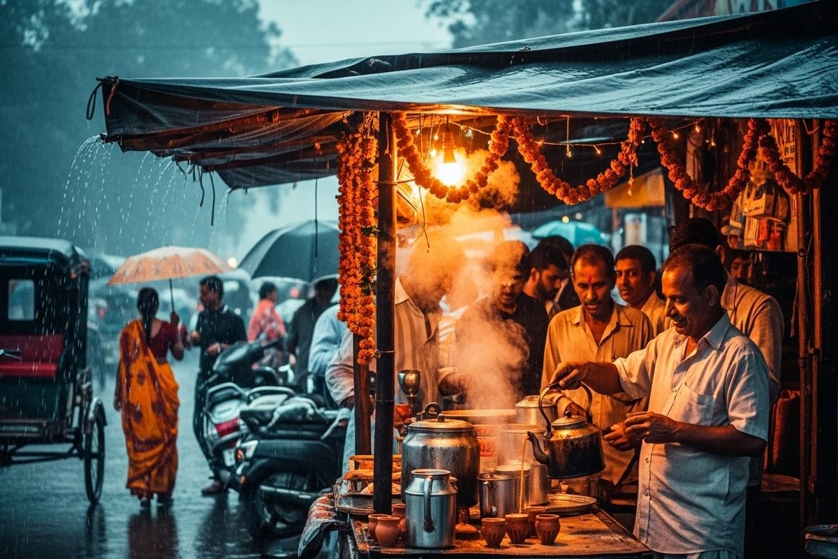 आगरा में चाय का अलग अंदाज, बिना पानी बनती है भगत जी की चाय, देखें वीडियो