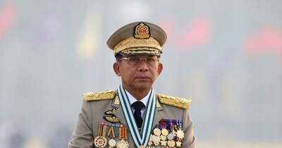 म्यांमार में तख्तापलट के 5 साल बाद मिन आंग ह्लाइंग राष्ट्रपति बने. (फाइल फोटो  AP)