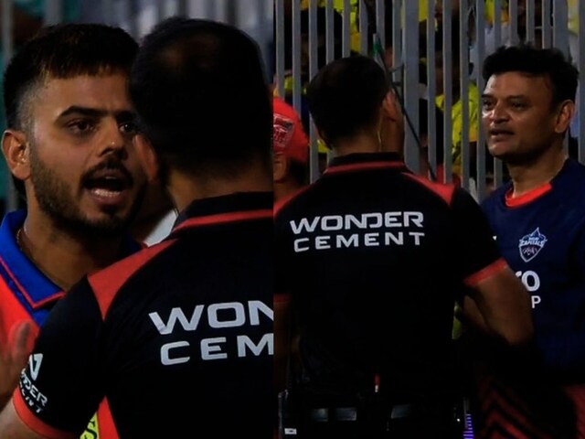 Nitish Rana clashed with the umpire, coach created ruckus, chaos in Chennai-Delhi match