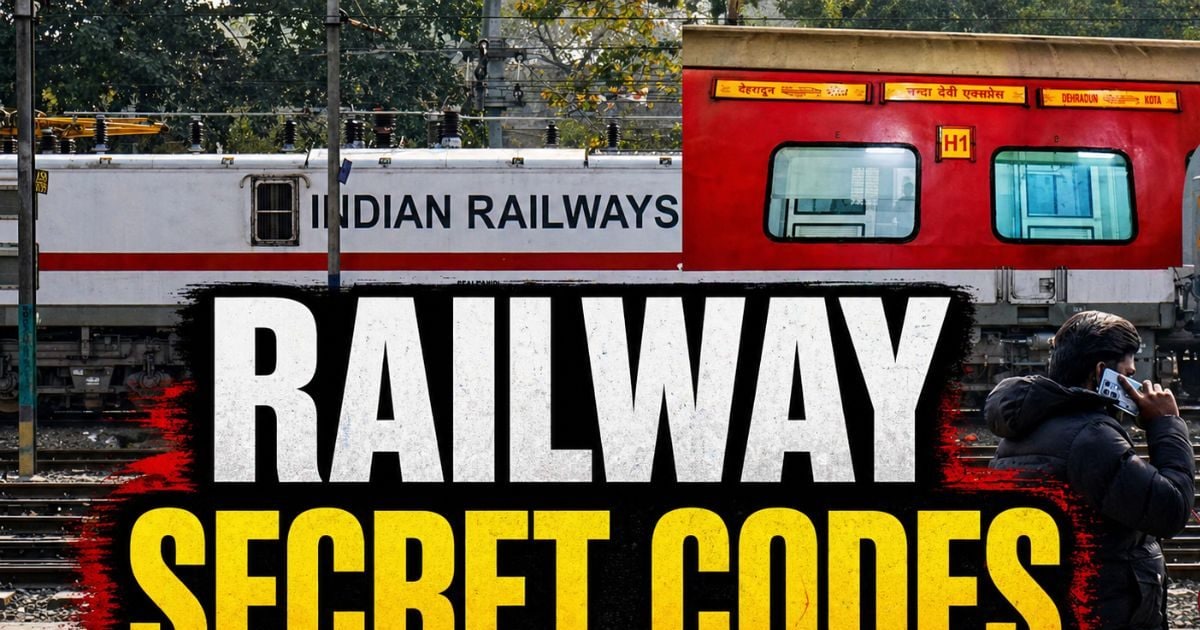 Train Code 1p55 Train Ticket: रेलवे सीक्रेट कोड! ट्रेन टिकट पर H1, A1 क्यों लिखा होता ...
