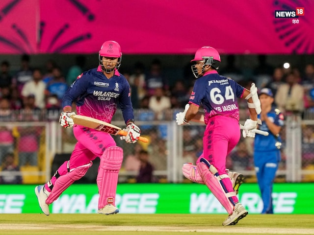 यशस्वी-वैभव के तूफान में उड़ी मुंबई, जीत की हैट्रिक लगाकर राजस्थान नंबर-1