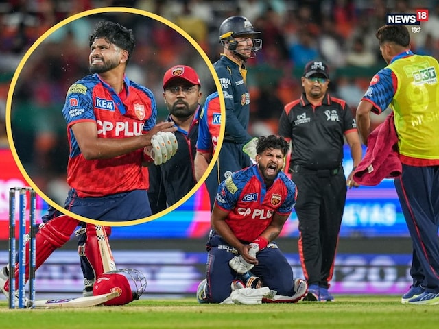 कोनोली के रॉकेट स्पीड शॉट पर श्रेयस अय्यर को लगी चोट, मैदान पर ही लेट गए