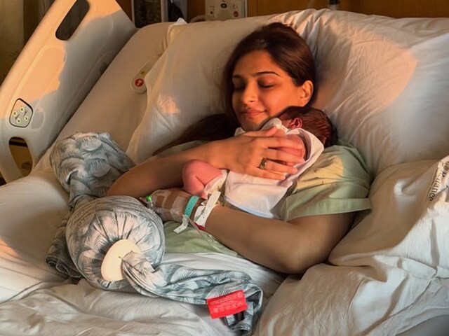 सोनम ने दूसरी बार मां बनने के बाद किया पहला पोस्ट, दिखाई बेटे की पहली झलक