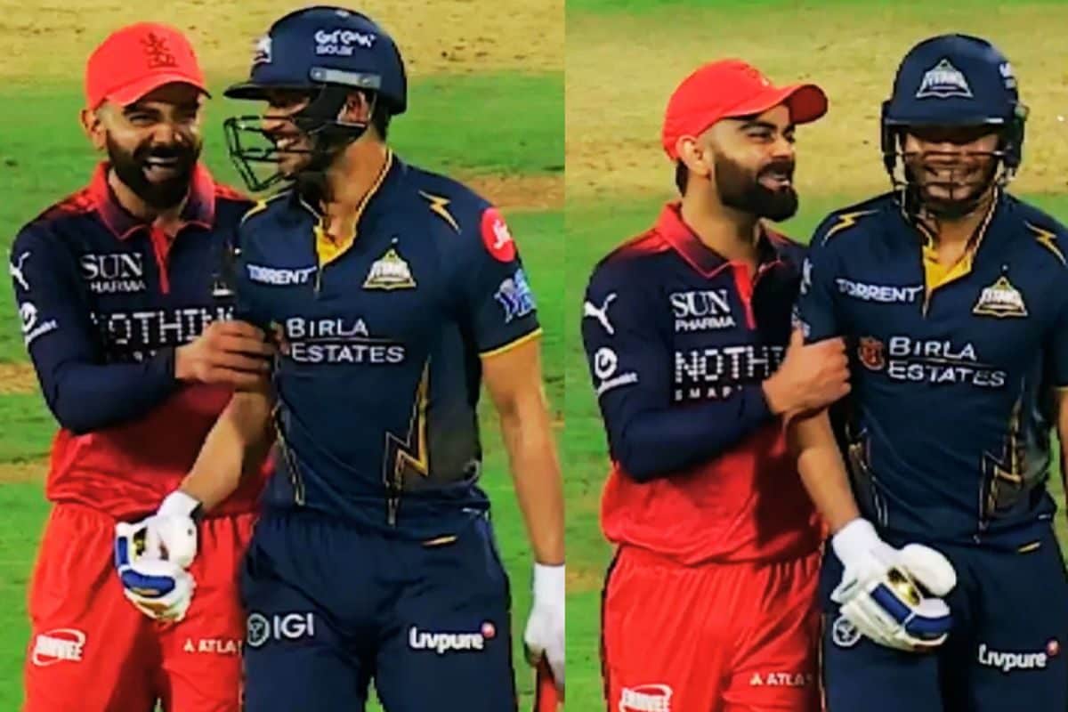बीच मैच में विराट कोहली पहुंचे शुभमन गिल के पास, ऐसा क्या कहा कि निकल गई उनकी हंसी, वीडियो हुआ वायरल