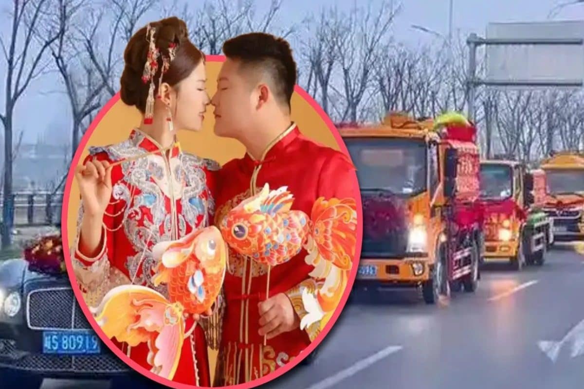 बारात में कचरा गाड़ी लेकर पहुंचा दूल्हा, देखते ही इम्प्रेस हो गई दुल्हन, साथ बैठकर ली विदाई