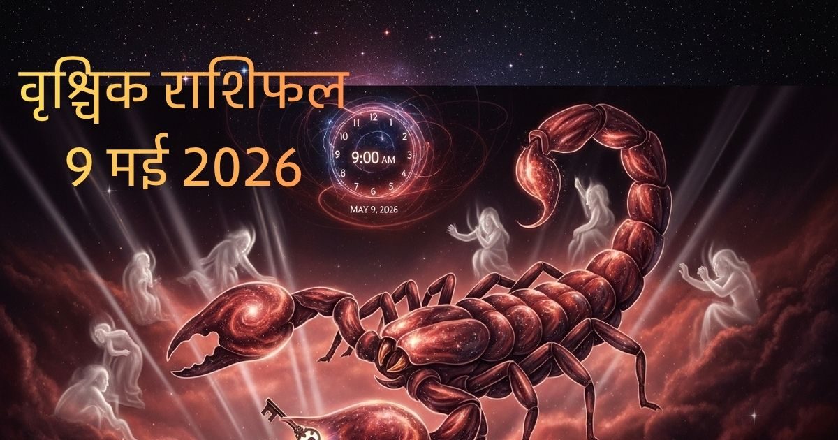 Vrishik aaj ka Vrishchik rashifal 09 may 2026 Scorpio horoscope in hindi today ...