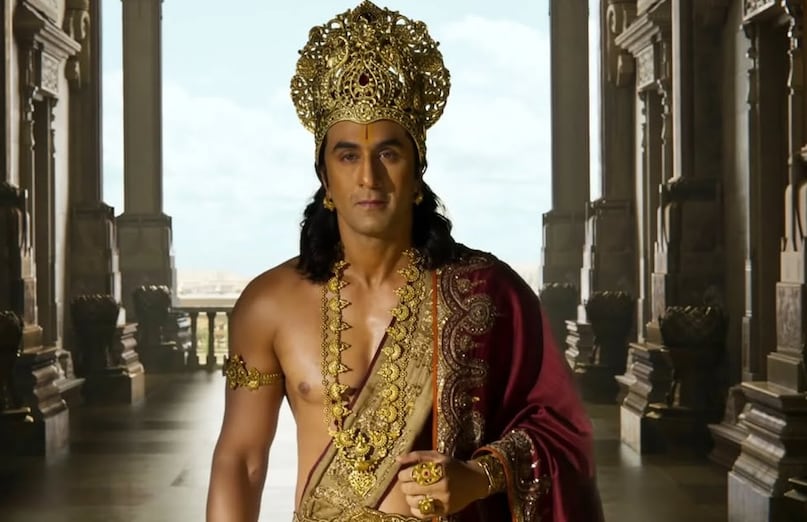 Ranbir Kapoor Ramayana Hindi distribution rights, Nitesh Tiwari Ramayana theatrical rights 450 crore, Ramayana movie OTT streaming digital rights deal, Ramayana producer Namit Malhotra Netflix offer, Ramayana box office pre release business benchmark, रामायण फिल्म थियेट्रिकल राइट्स 450 करोड़, रणबीर कपूर रामायण ओटीटी डील 1000 करोड़, नितेश तिवारी रामायण डिस्ट्रीब्यूशन रिकॉर्ड, रामायण मूवी प्री रिलीज बिजनेस, रामायण वर्सेस शाहरुख खान किंग रिकॉर्ड