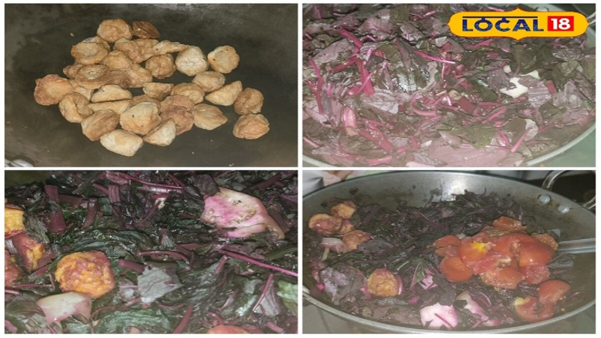 स्वाद और सेहत का संगम, लाल भाजी-देसी बड़ी और बैंगन सब्जी की स्पेशल रेसिपी