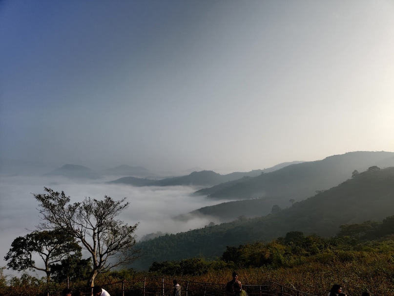 Lambasingi, Andhra PradeshFamously known as the "Kashmir of Andhra Pradesh," this is one of the few places in South India that has actually seen snowfall in the past. It stays cool year-round due to its high altitude and dense forest cover. Wander through the Pepper and Coffee Plantations, visit the misty Kothapalli Waterfalls, and spend a night camping at the Yerravaram viewpoints to catch the sunrise over the clouds. 