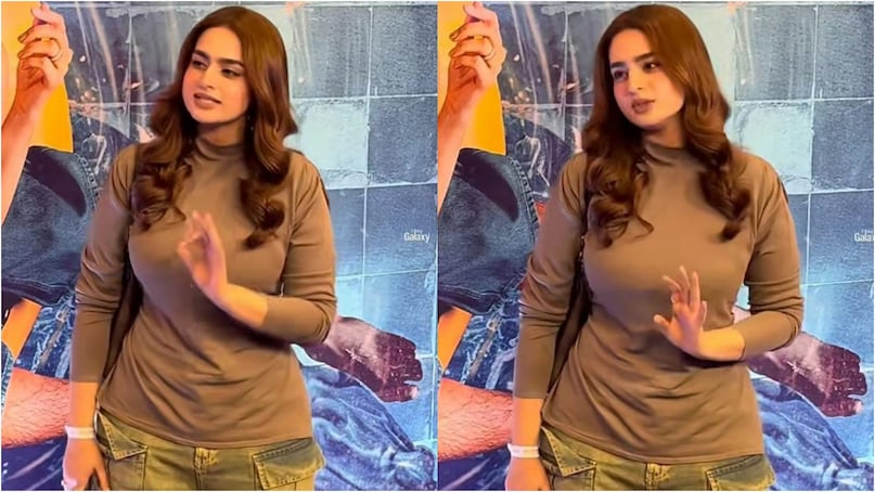 Ayesha Khan was seen attending the special screening of Tu Yaa Main in February this year. As she waited to pose for the photographers, they made an uncomfortable request for her to turn around. Visibly upset, Ayesha responded, “Aap izzat bhi khud kamayenge, aur khud hi gawayenge. Please mat kariye, acha nahi lagta." (You will earn and lose respect by your own actions. Please don’t do this, it doesn’t feel good)."