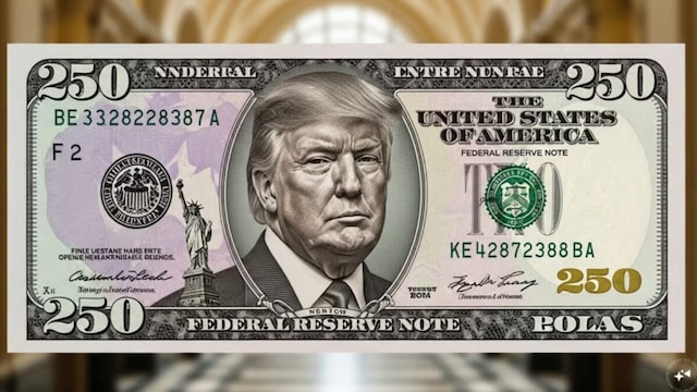 US Dollar Trump: US Biggest Denomination | US treasury News- 250 डॉलर ...