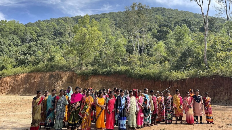 **EDS: TO GO WITH STORY** Koraput: Women from Achala village who restored the Mali mountain forest over a period of three decades, in Odisha's Koraput district. (PTI Photo)(