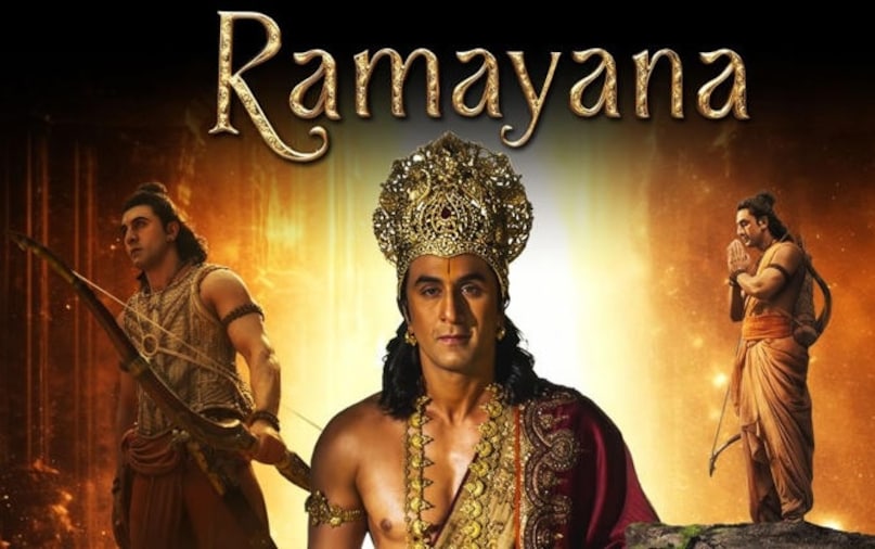Ranbir Kapoor Ramayana Hindi distribution rights, Nitesh Tiwari Ramayana theatrical rights 450 crore, Ramayana movie OTT streaming digital rights deal, Ramayana producer Namit Malhotra Netflix offer, Ramayana box office pre release business benchmark, रामायण फिल्म थियेट्रिकल राइट्स 450 करोड़, रणबीर कपूर रामायण ओटीटी डील 1000 करोड़, नितेश तिवारी रामायण डिस्ट्रीब्यूशन रिकॉर्ड, रामायण मूवी प्री रिलीज बिजनेस, रामायण वर्सेस शाहरुख खान किंग रिकॉर्ड