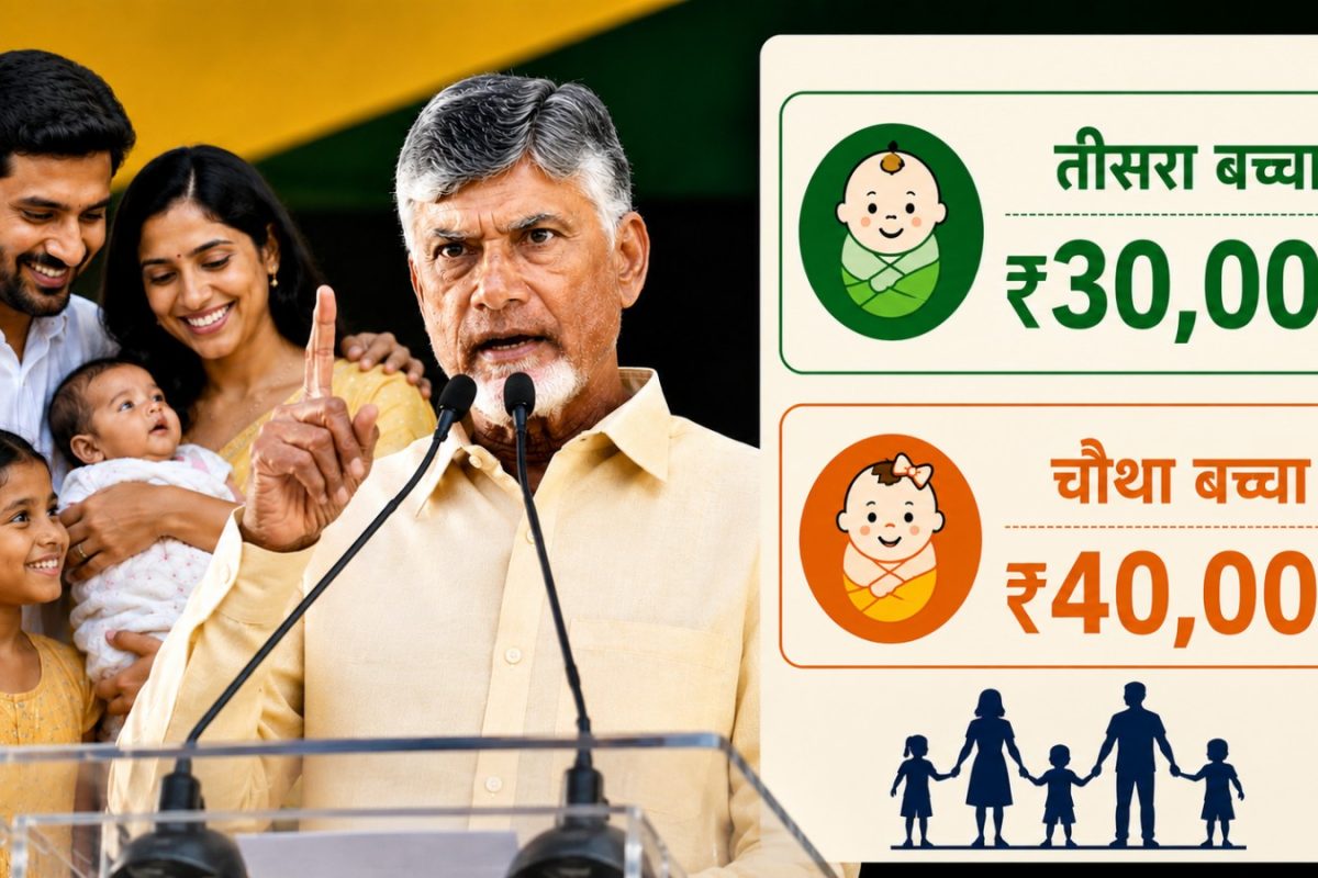 तीसरे बच्चे पर 30 हजार और चौथे पर 40,000… क्या सच में जापान-साउथ कोरिया जैसा होने वाला है आंध्र प्रदेश का हाल?