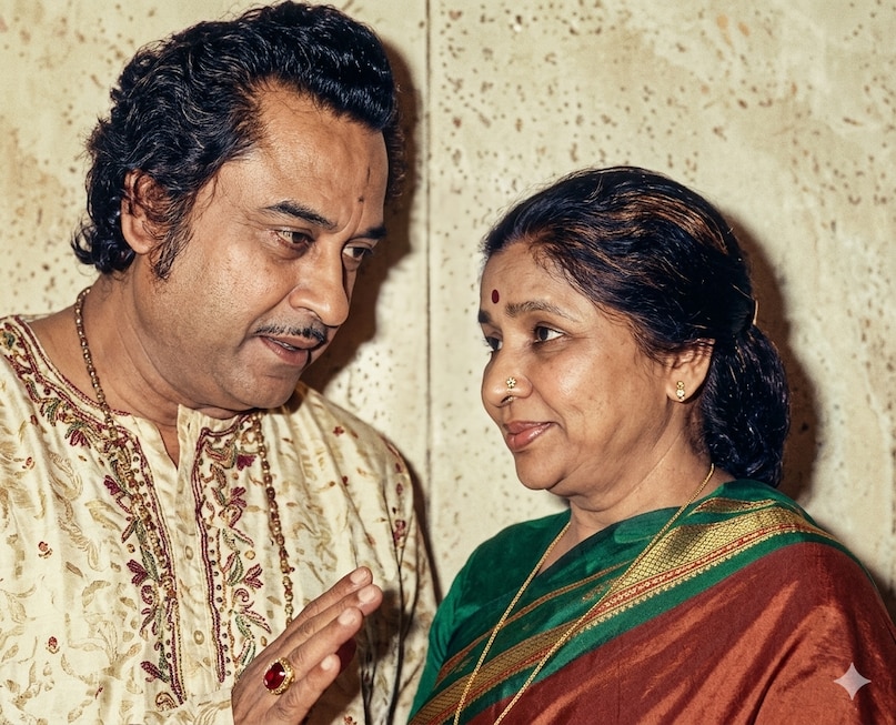 Asha bhosle, kishore kumar, Asha bhosle kishore kumar songs, kishore kumar Asha bhosle hit songs,  Asha bhosle songs, kishore kumar songs, indian idol, आशा भोसले किशोर कुमार