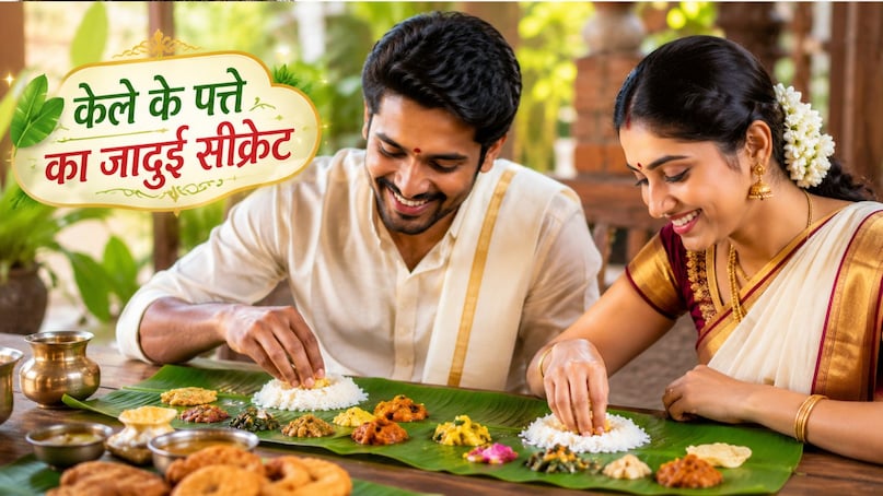 केले के पत्ते में एंटी-ऑक्सीडेंट के अलावा  एंटी-एजिंग गुण भी होता है. इसमें भारी मात्रा में एपिगैलोकैटेचिन गैलेट जैसे पॉलीफेनोल्स पाए जाते हैं. यह शरीर की कोशिकाओं को नुकसान से बचाता है. इससे कोशिकाएं जल्दी बूढ़ी नहीं होती है. इसमें एंटी-बैक्टीरियल और एंटी-फंगल गुण भी है. केले के पत्तों पर मोम जैसी एक प्राकृतिक परत होती है. इसमें ऐसे कंपाउड होते हैं जो हानिकारक बैक्टीरिया और फंगस को पनपने नहीं देते, जिससे इस पर रखा भोजन स्वाभाविक रूप से सुरक्षित रहता है.