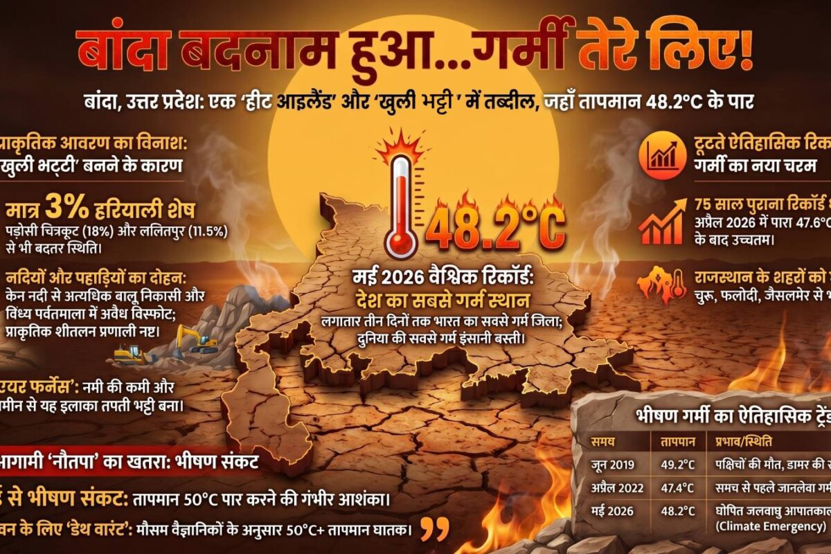 48 डिग्री अभी झांकी, नौतपा का टॉर्चर बाकी! बांदा आग की भट्टी कैसे बनी, असल गुनाहगार कौन?