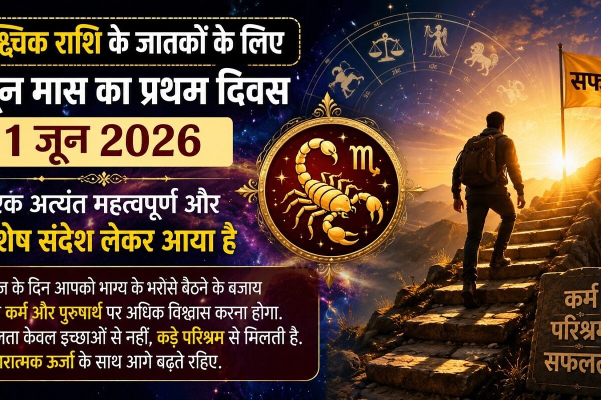 Aaj ka Vrishchik Rashi: आज भाग्य नहीं, कर्म लिखेगा वृश्चिक राशि की किस्मत! ज्योतिषीय संकेत कर रहे खास इशारे