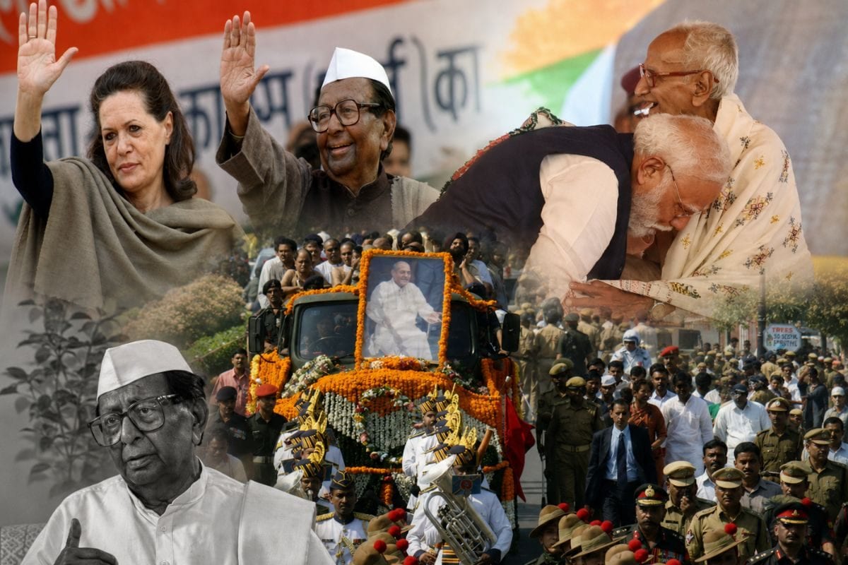 BJP यूं ही नहीं 'पार्टी विद डिफरेंस'...कांग्रेस ने नरसिम्‍हा राव की लाश तक को नहीं दिया था सम्‍मान, राहुल इन तस्‍वीरों से कुछ सीखें