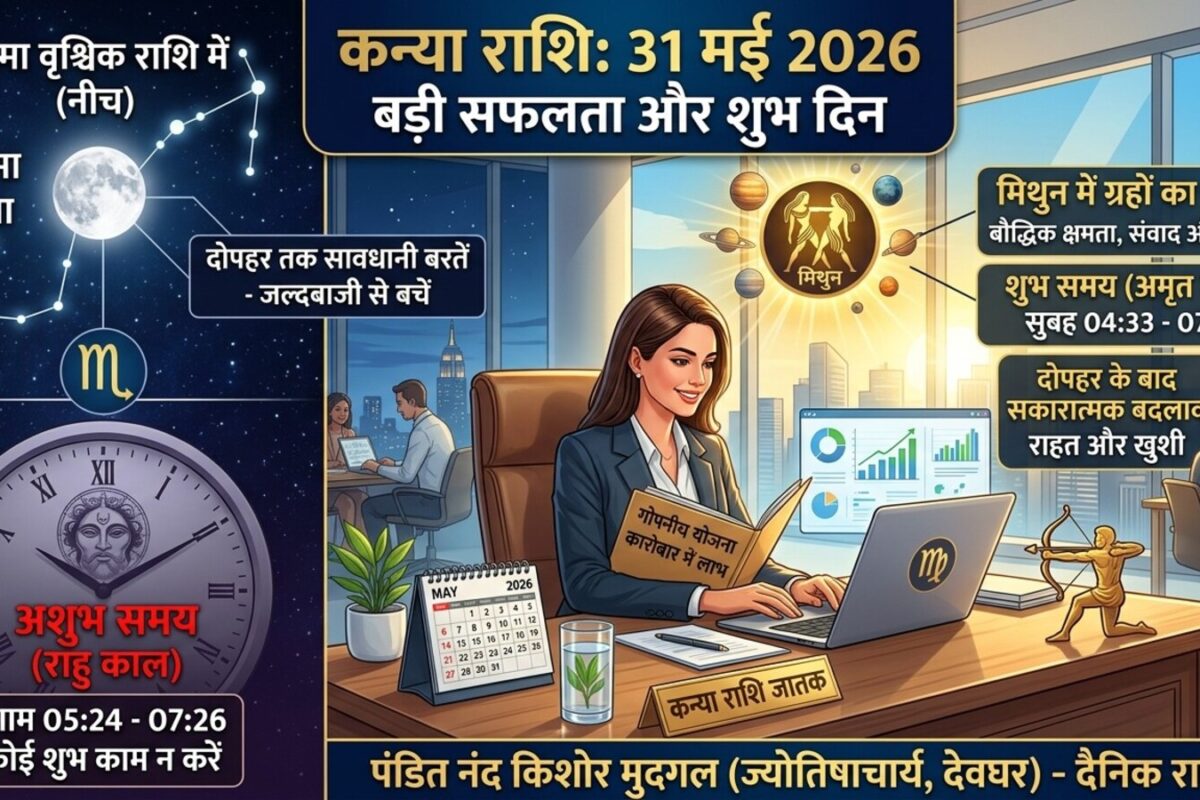 Kanya Rashi: राहु काल का साया या अमृत काल का सुख? आज कन्या राशि के भाग्य में भारी पड़ने वाला है ये, जानें