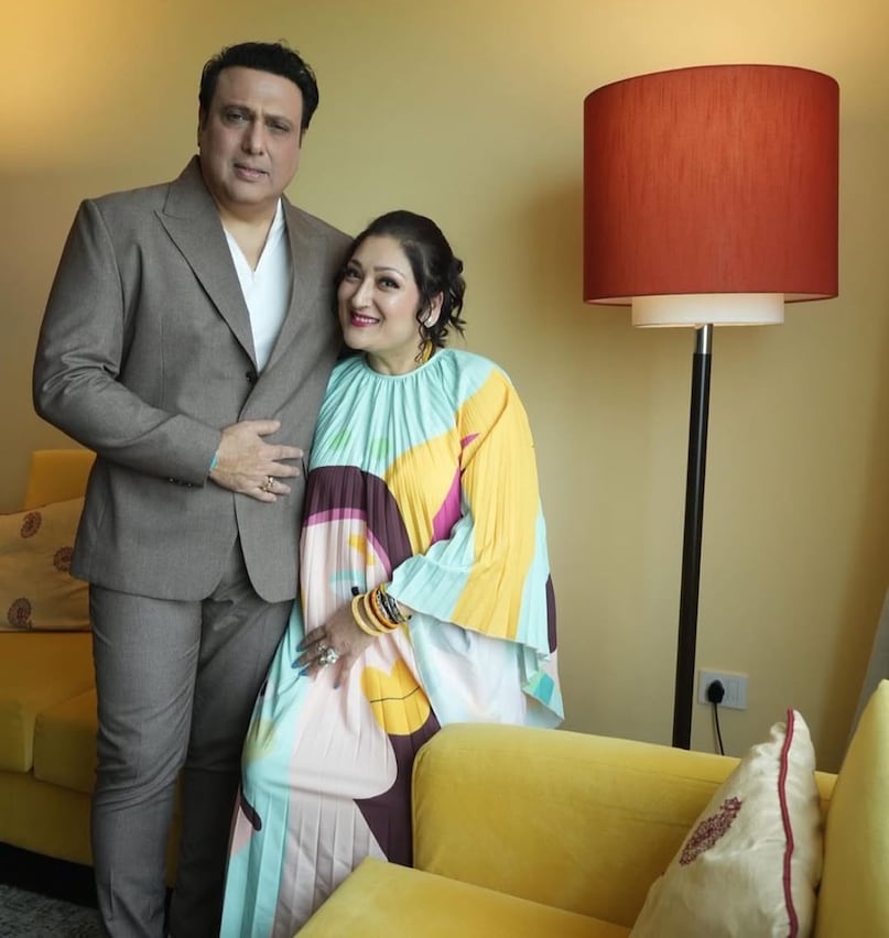 Govinda Sunita Ahuja, Govinda extramarital affair, Govinda accidental shooting, Govinda gun incident, Sunita Ahuja joke on govinda, Krushna Abhishek Kashmera Shah, Govinda leg injury, Govinda marriage rumours, Bollywood shooting accident, गोविंदा सुनीता आहूजा, गोविंदा सुनीता आहूजा शादी
