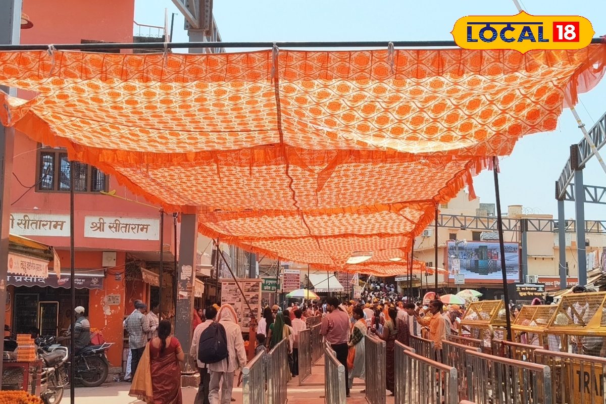 अब 43 डिग्री की गर्मी भी नहीं तोड़ पाएगी आस्था, अयोध्या में दर्शन मार्ग पर टेंट, फव्वारे और ठंडे पानी की गई व्यवस्था