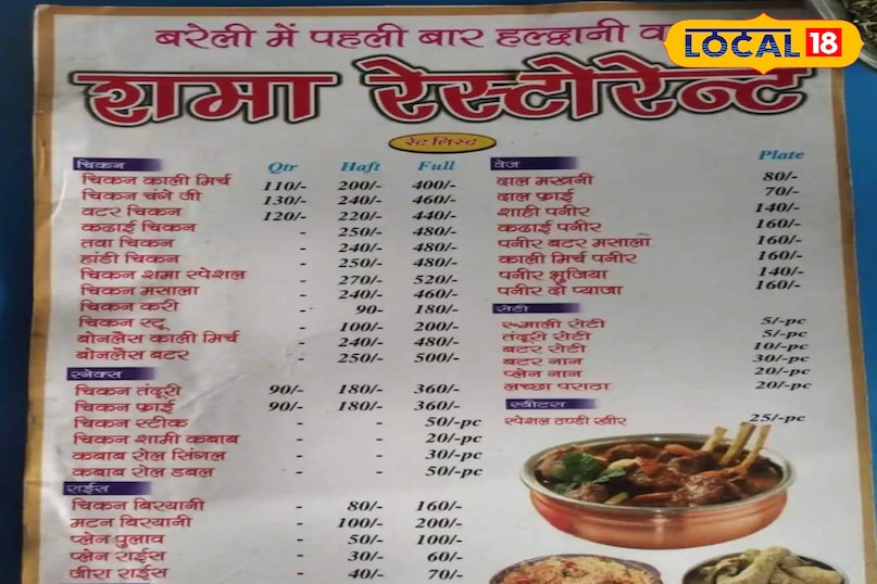 शमा रेस्टोरेंट बरेली