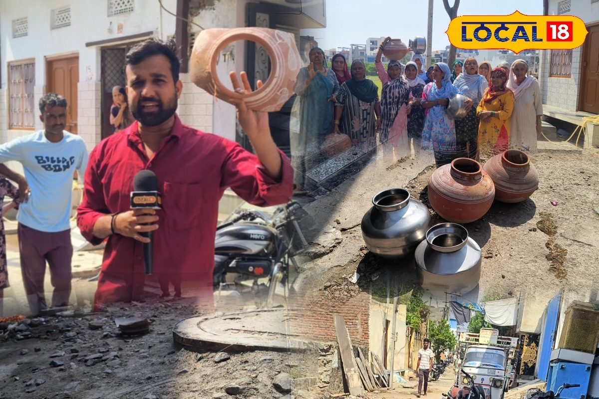 Ground Report : 8 साल से बूंद-बूंद को तरसा मीरा नगर! चंबल लाइन पास, फिर भी टैंकरों के सहारे बीत रही जिंदगी