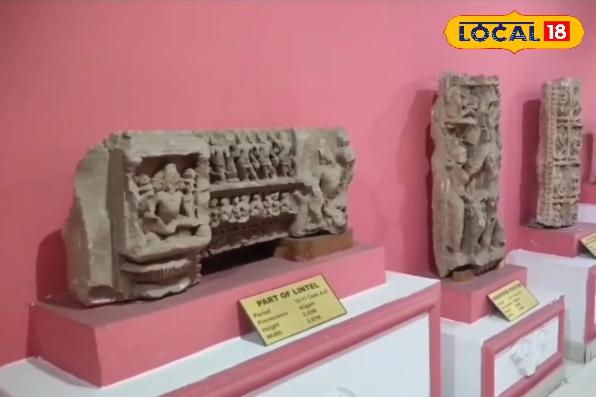 एएमयू के मूसा डाकरी संग्रहालय में पहली शदी की गौतम बुद्ध, सूर्य, हाथी, लक्ष्मी की प्राचीन मूर्तियाँ, शोध का बना बड़ा केंद्र